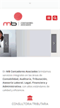 Mobile Screenshot of mbcontadores.com